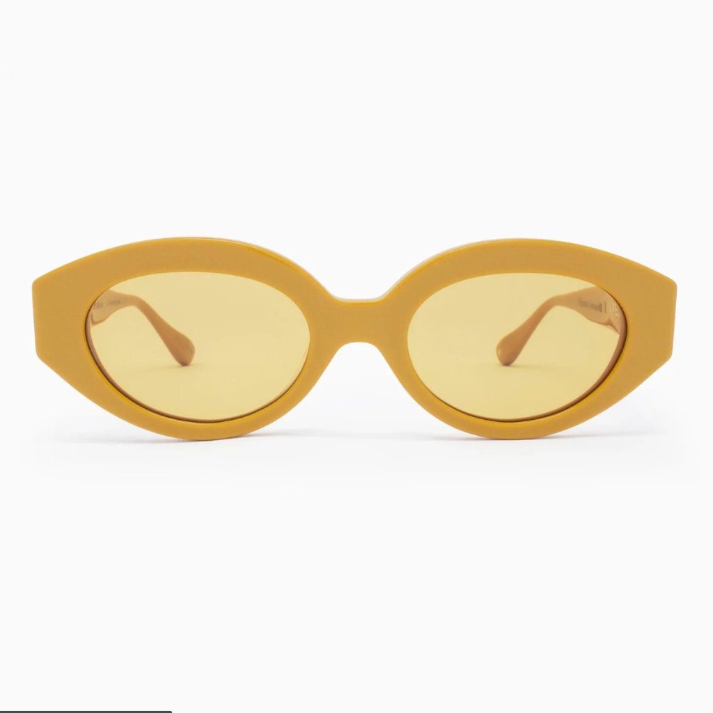 Apercu Eyewear Alyssa Ii Sunglasses In Mustard